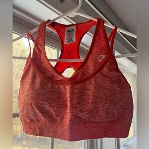 Gymshark Vibrant Coral Sports Bra